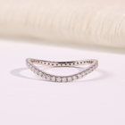 Infinity Diamond Wedding Band in 10K Yellow Gold