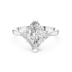 Three Stone Lab Diamond Engagement Ring – 1 to 5 Ct. Center Stone
