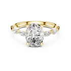 Oval Five Stone Lab Diamond Engagement Ring – 1 to 5 Ct. Center Stone