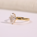 1–5 CT Dely Cut Diamond Solitaire Engagement Ring in 14K/18K Gold