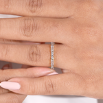 Baguette Diamond Eternity Wedding Band in Gold