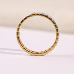 Emerald Cut Diamond Eternity Wedding Band in 14K Gold