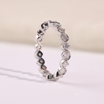 Round Diamond Eternity Wedding Band in 14K Gold