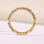 Baguette Diamond Eternity Wedding Band in Gold